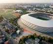 Stadion Dinamo - noi ilustrații cu viitorul complex din șoseaua Ștefan cel Mare