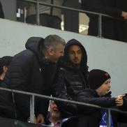 Alex Mitriță, prezent pe „Ion Oblemenco”, alături de Mihai Rotaru, la Universitatea Craiova - Sparta Praga / Foto: Ionuț Iordache GSP