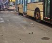 Suporterii lui Feyenoord au spart sticle pe străzile din București