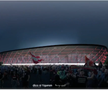 Stadion Dinamo - noi ilustrații cu viitorul complex din șoseaua Ștefan cel Mare
