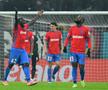 Alhassan, Radunovic și Thiam în FCSB - Feyenoord // FOTO: Cristi Preda (GSP)