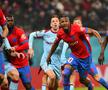 Thiam, Ngezana și Alhassan în FCSB - Feyenoord // FOTO: Cristi Preda (GSP)