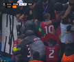 Bucurie dezănțuită la golul de 4-3 în FCSB - Feyenoord