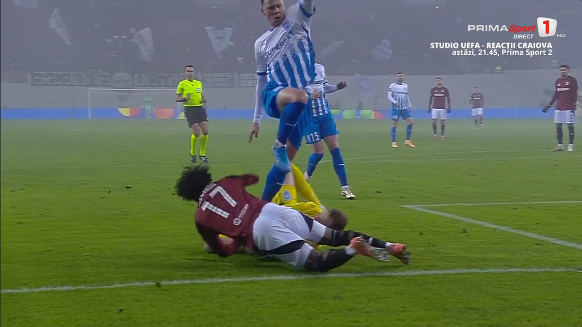 Intrare dură în Universitatea Craiova - Sparta Praga