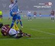 Intrare dură la Universitatea Craiova - Sparta Praga: mijlocașul cehilor i-a dat un genunchi în cap lui Isenko » Trebuia eliminat?