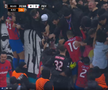 Bucurie dezănțuită la golul de 4-3 în FCSB - Feyenoord