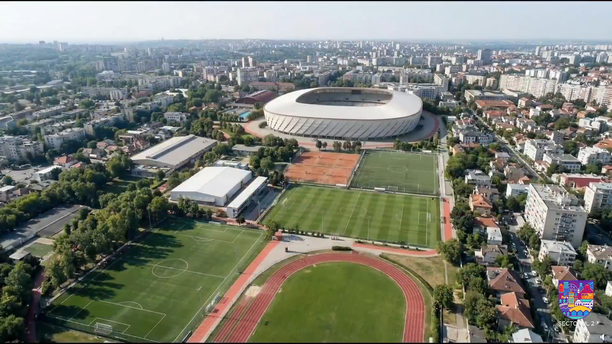 Stadion Dinamo - noi ilustrații cu viitorul complex din șoseaua Ștefan cel Mare