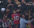 Bucurie dezănțuită la golul de 4-3 în FCSB - Feyenoord