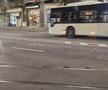 Suporterii lui Feyenoord au spart sticle pe străzile din București