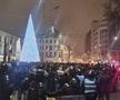 Sute de jandarmi s-au mobilizat pentru a preveni eventualele incidente provocate de suporterii din Rotterdam / Foto: Remus Dinu GSP