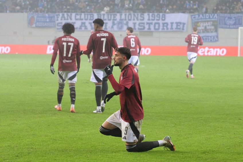 Albion Rrahmani, în Universitatea Craiova - Sparta Praga / Foto: Andrei Furnigă GSP