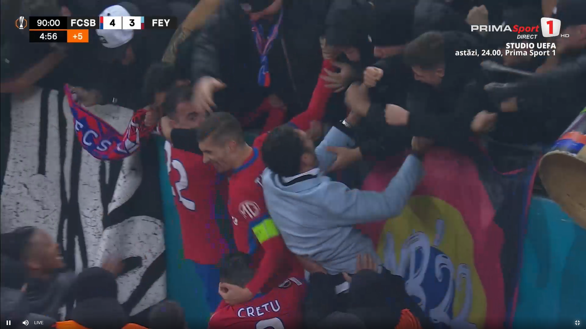 UEFA, postare specială despre thriller-ul FCSB - Feyenoord: „Nu putea fi decât o câștigătoare”