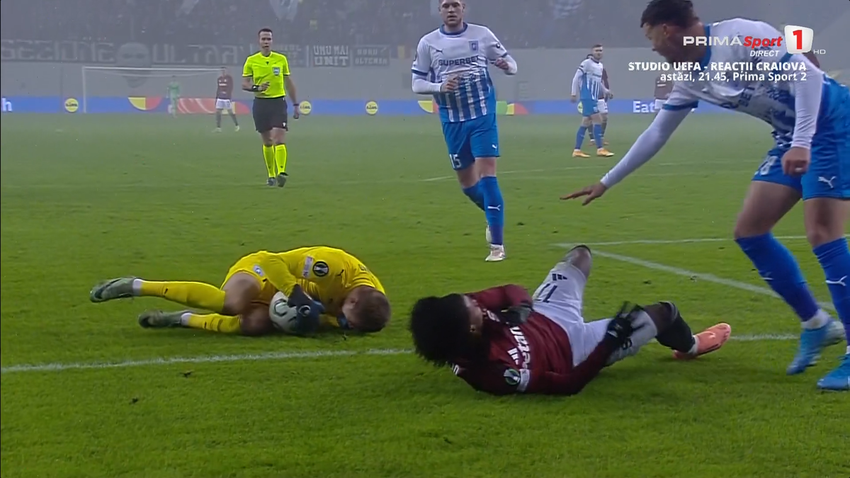 Intrare dură în Universitatea Craiova - Sparta Praga