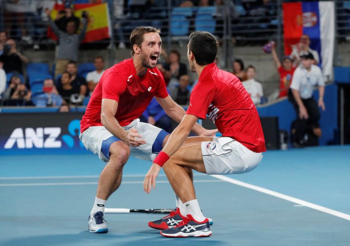 ATP CUP // FOTO Serbia a câștigat ATP Cup! Novak Djokovic a fost erou: l-a învins pe Rafael Nadal și a câștigat și în meciul de dublu