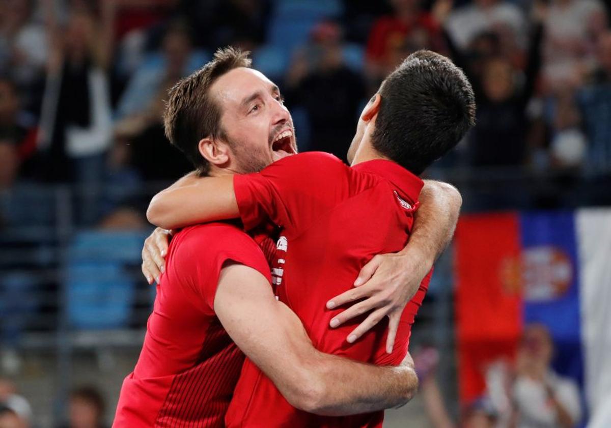 ATP CUP // FOTO Serbia a câștigat ATP Cup! Novak Djokovic a fost erou: l-a învins pe Rafael Nadal și a câștigat și în meciul de dublu