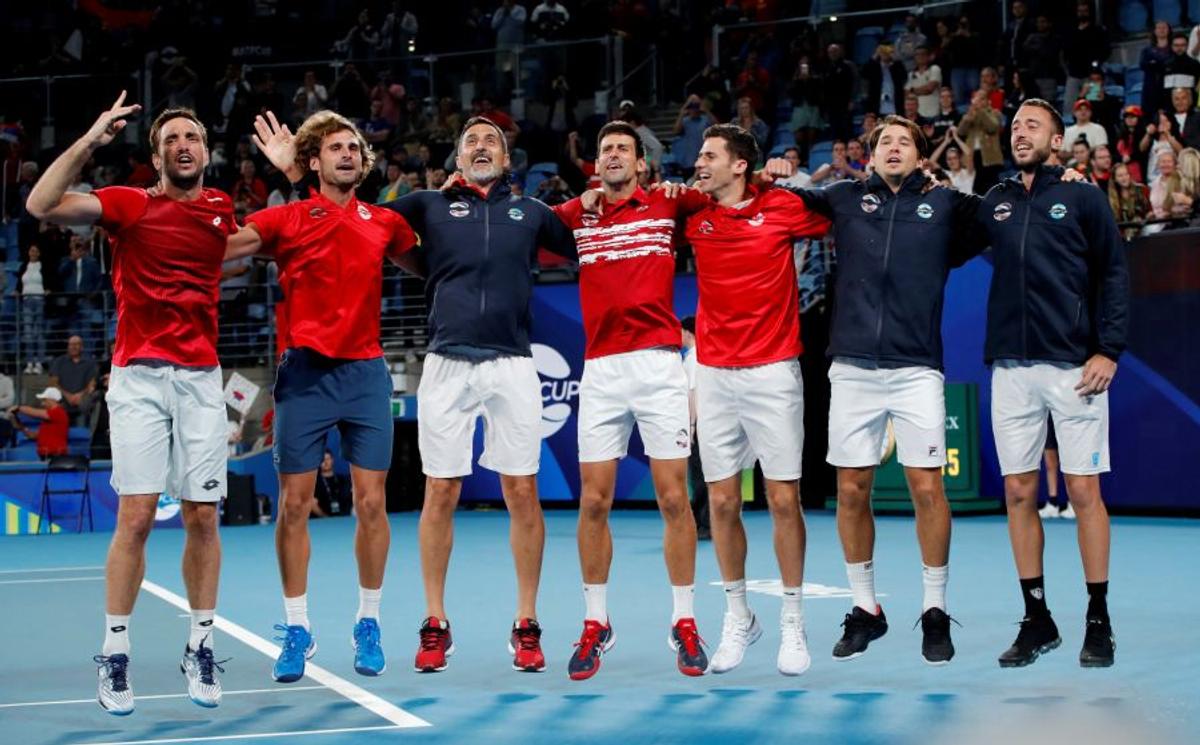 ATP CUP // FOTO Serbia a câștigat ATP Cup! Novak Djokovic a fost erou: l-a învins pe Rafael Nadal și a câștigat și în meciul de dublu