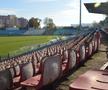 Tribunele așteaptă suporterii pentru alte noi momente de glorie ale fotbalului gălățean