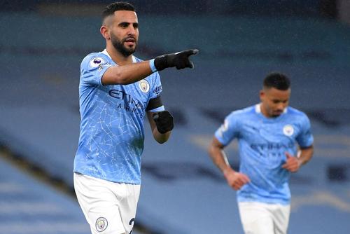 Riyad Mahrez (stânga), Manchester City // foto: Guliver/gettyimages