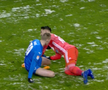 FOTO EXCLUSIV. I-a tăiat gheata în Craiova - Sepsi! Cum arată acum piciorul fotbalistului » Crăciunescu: „I-aș fi dat «roșu»!”