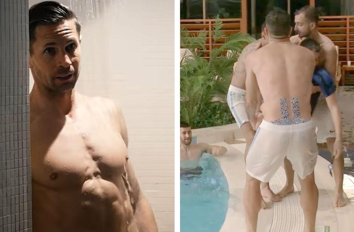 Și-au flexat mușchii la piscină: Deac, de pe coperta „Men's Health” + FCSB, ca la Herculane: cine a fost „victima” lui Crețu și Nikolov