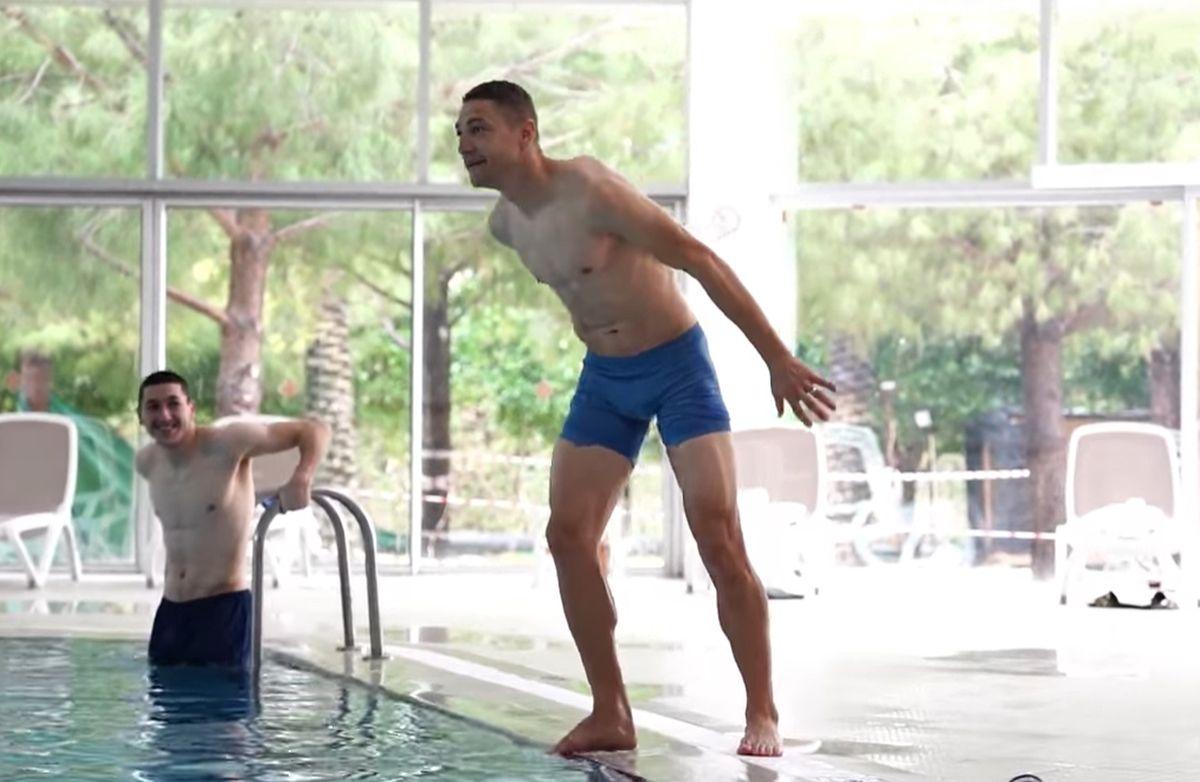 FCSB, CFR Cluj și FC Botoșani și-au flexat mușchii în piscină