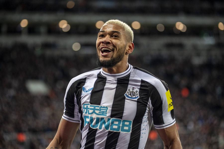 Joelinton, după golul marcat în sfertul cu Leicester / FOTO: Imago Și-a calificat echipa în semifinalele Cupei Ligii Angliei, apoi a fost arestat: „O să apară în fața magistraților”