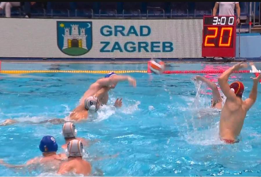 România, învinsă de Spania în „sferturile” CE de polo masculin » Turneul nu s-a încheiat pentru „tricolori” + marele bonus obținut în Croația