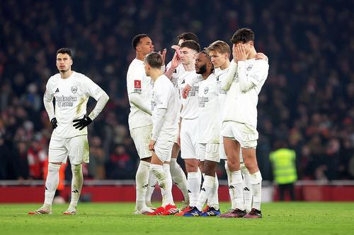 Arsenal a fost eliminată din Cupa Angliei // foto: Guliver/gettyimages