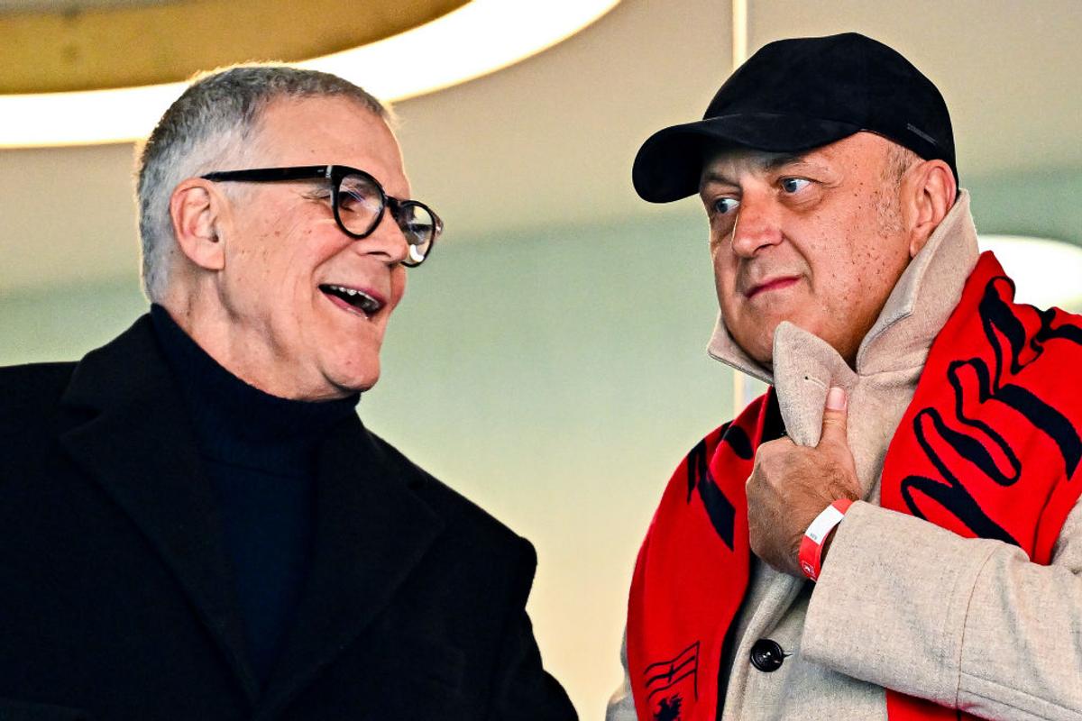 Dan Șucu, prima apariție pe stadion la Genoa