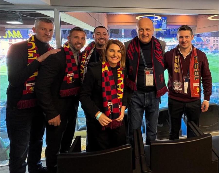 FOTO: Facebook @Rapid Cu Dan Șucu pe stadion, Genoa a învins-o pe Parma » Cum s-au descurcat Man și Mihăilă
