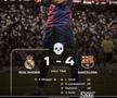 Cele mai tari glume apărute după Real Madrid - Barcelona 2-5 / foto: X