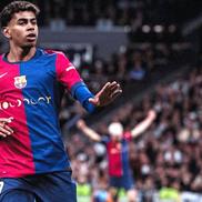 Lamine Yamal a marcat cu Real Madrid și a sărbătorit golul în stilul lui Cristiano Ronaldo / foto: X