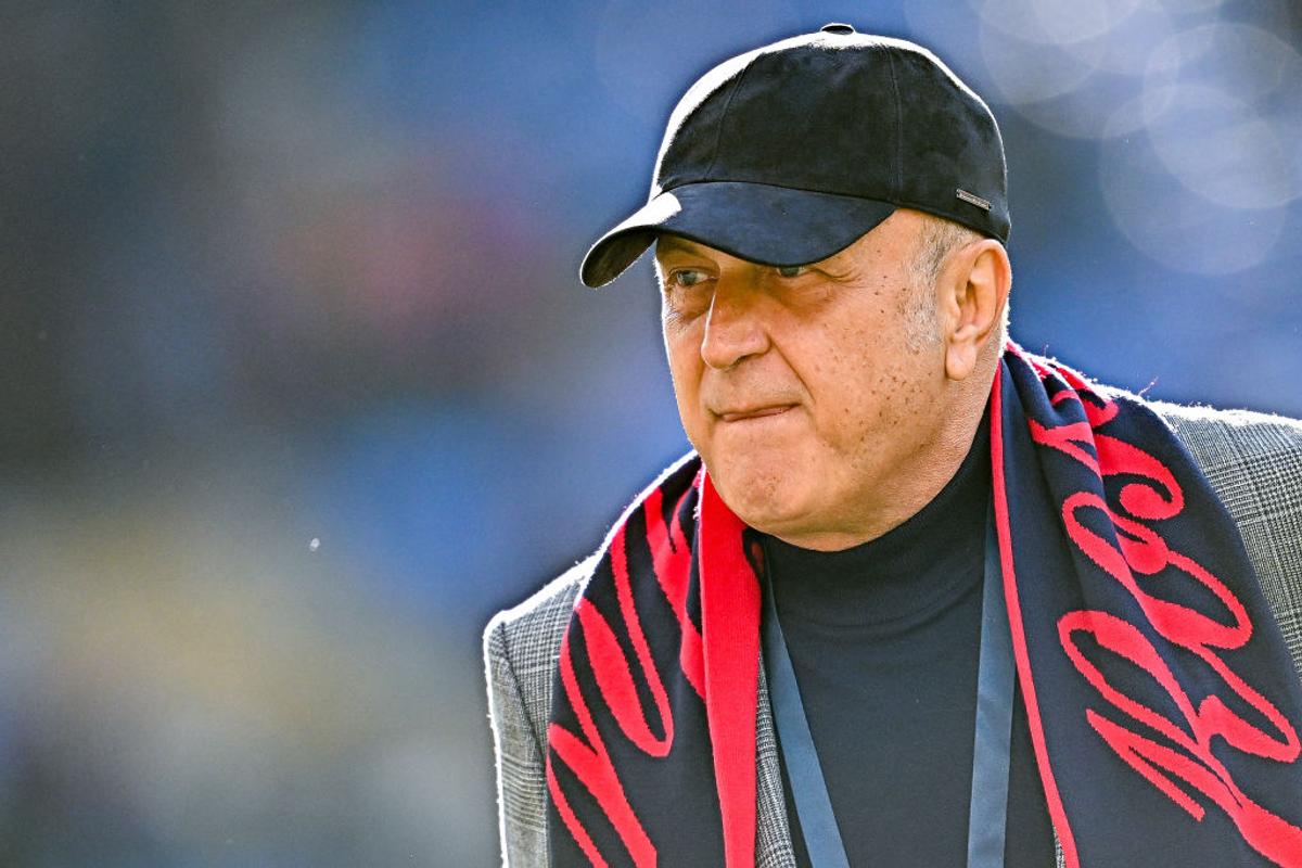 Dan Șucu, prima apariție pe stadion la Genoa