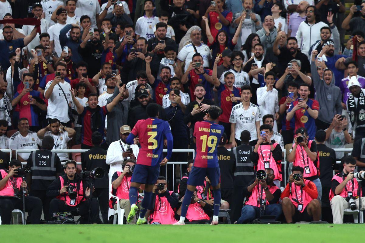 Suporteri la Real Madrid - Barcelona, Supercupa Spaniei