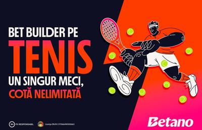 Betano lansează Bet Builder pentru tenis, odată cu Australian Open