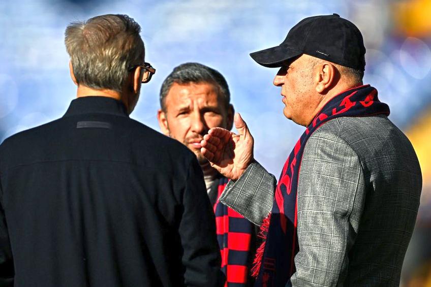 Dan Șucu, prima apariție pe stadion la Genoa/ foto: GettyImages