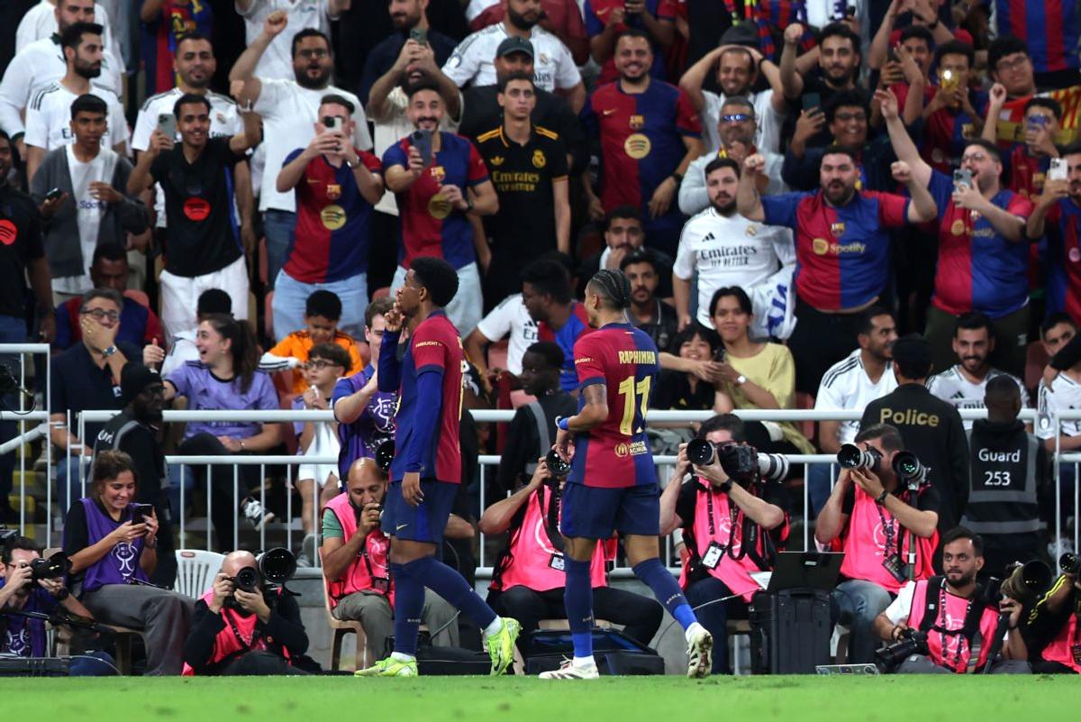 Suporteri la Real Madrid - Barcelona, Supercupa Spaniei