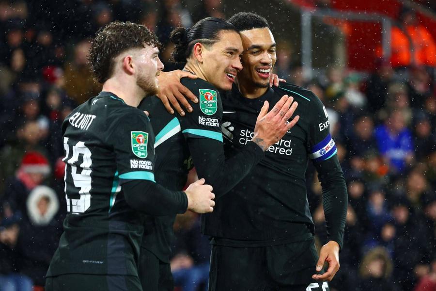 Darwin Nunez / Foto: Imago Arne Slot, mesaj ferm înaintea meciului din Liga Campionilor: „Suntem în vârf, dar asta nu înseamnă că suntem cei mai buni”