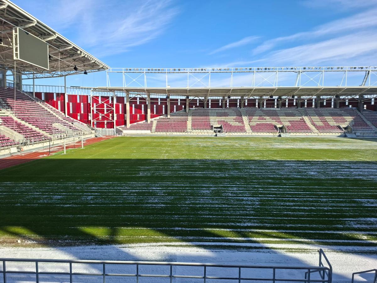 Imagini cu stadionul din GIulești, 12 ianuarie 2026