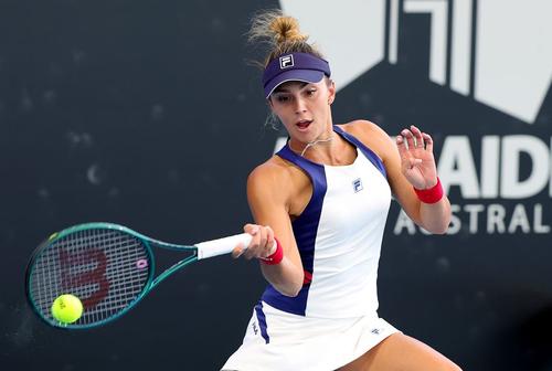 Jaqueline Cristian în meciul din turul 1 la Adelaide Foto: Guliver/GettyImages