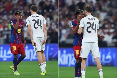 Lamine Yamal vs Dean Huijsen în Barcelona - Real Madrid 3-2