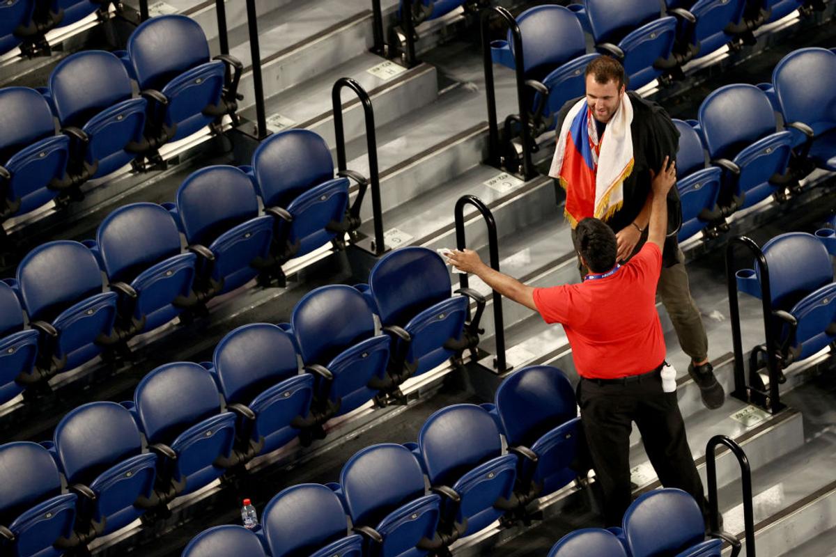 FOTO Scene incredibile la Australian Open! Spectatorii au fost dați afară de pe arena Rod Laver, din cauza startului carantinei