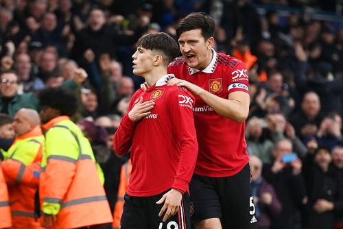 Manchester United a câștigat la Leeds în etapa 23 din Premier League // foto: Guliver/gettyimages