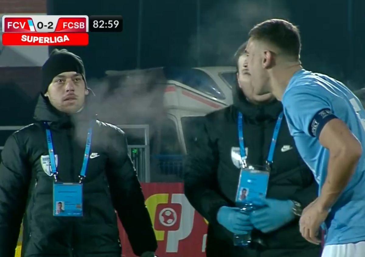 Edjouma, iertat de eliminare la Voluntari! Intrarea horror a francezului a lăsat urme: „Fault grosolan! Trebuia ROȘU direct! Ce face VAR-ul?”