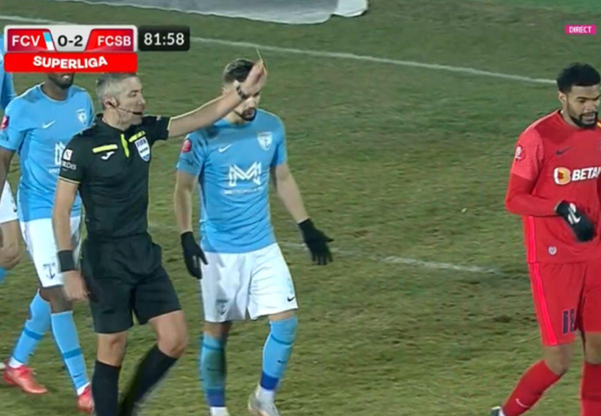 Edjouma, iertat de eliminare la Voluntari! Intrarea horror a francezului a lăsat urme: „Fault grosolan! Trebuia ROȘU direct! Ce face VAR-ul?”
