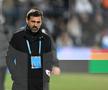 Zeljko Kopic, banderolă specială cu sigla lui Dinamo la meciul cu Farul