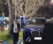 Marilena Hagi, cu un BMW electric la Farul - Dinamo