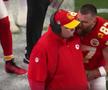 Travis Kelce, furios » Aproape că l-a pus la pământ la Andy Reid