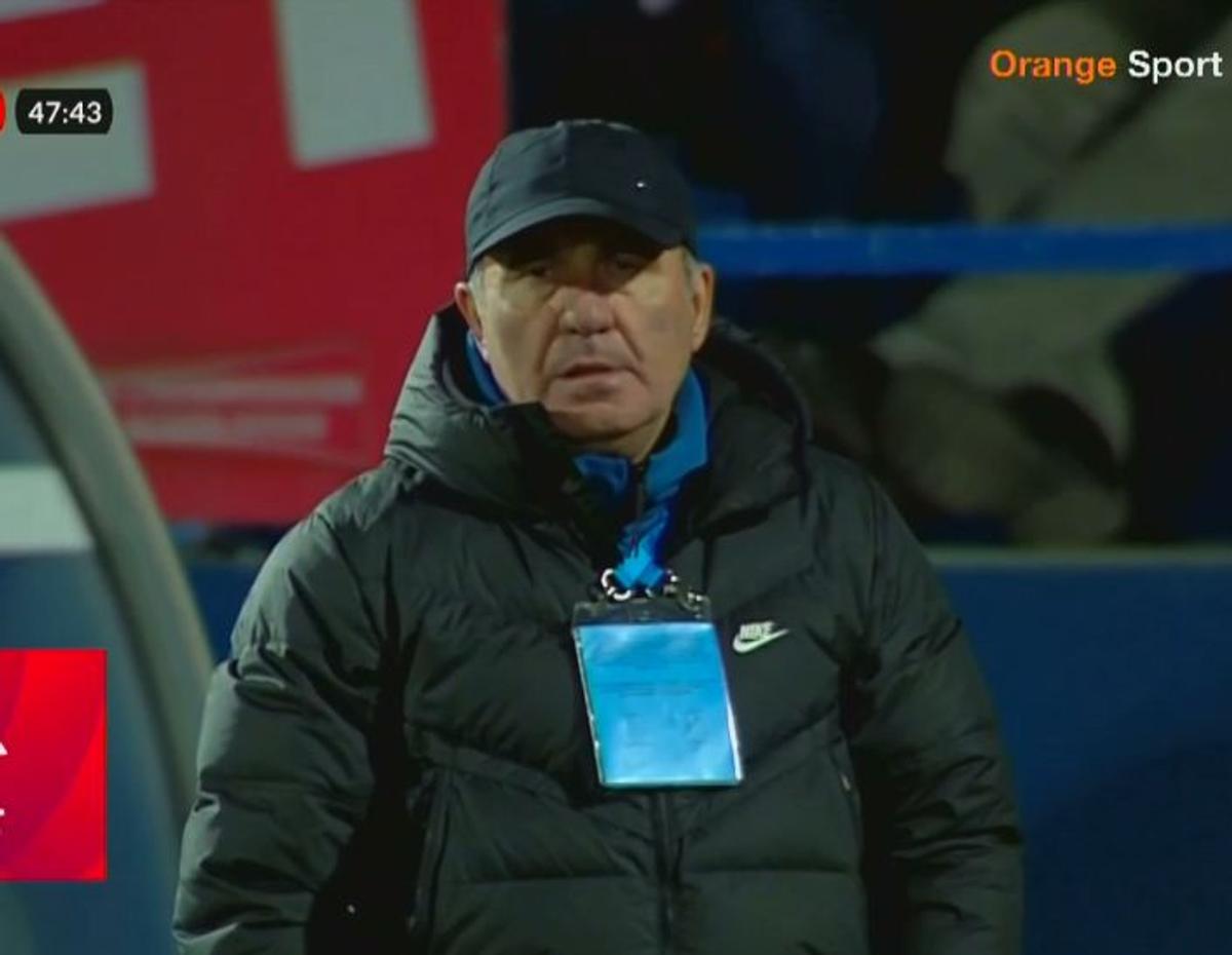 FOTO Reacția lui Gică Hagi după golul 2 al lui Dinamo cu Farul