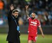 Zeljko Kopic, banderolă specială cu sigla lui Dinamo la meciul cu Farul